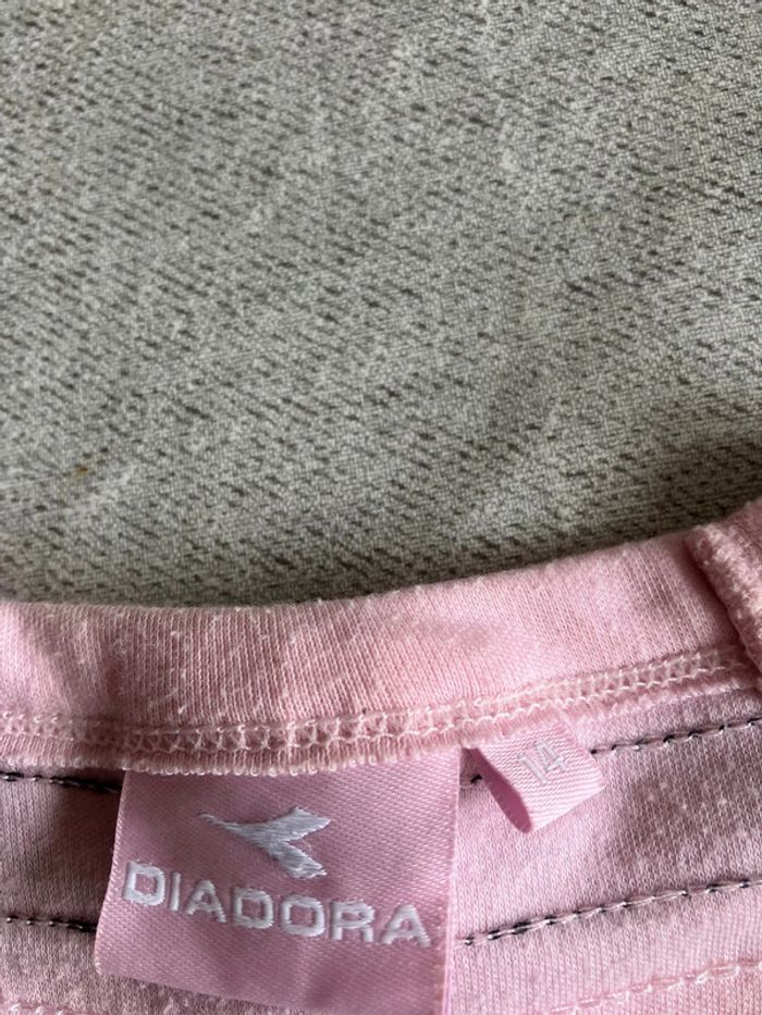 T-shirt rose clair – Taille 14 ans – Marque Diadora – Très bon état - photo numéro 6