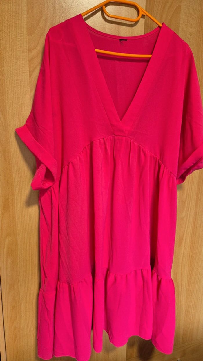 Robe été fuschia