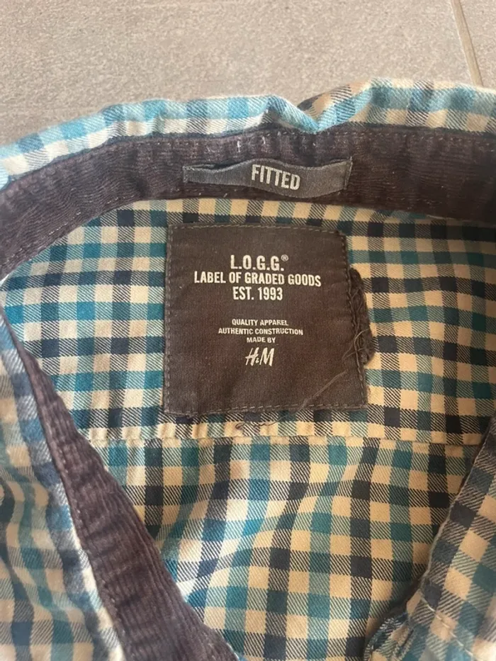 Chemise à carreau H&M M - photo numéro 4