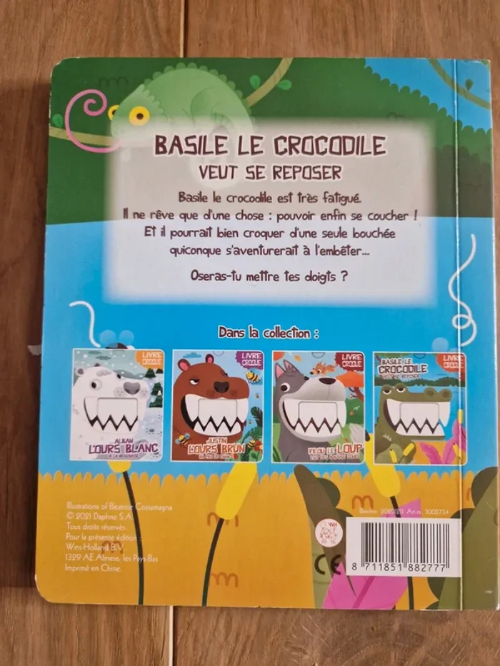 Livre Basile le crocodile - photo numéro 3