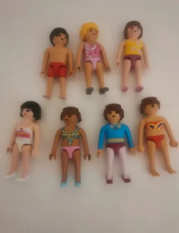 Playmobil lot personnage femme homme