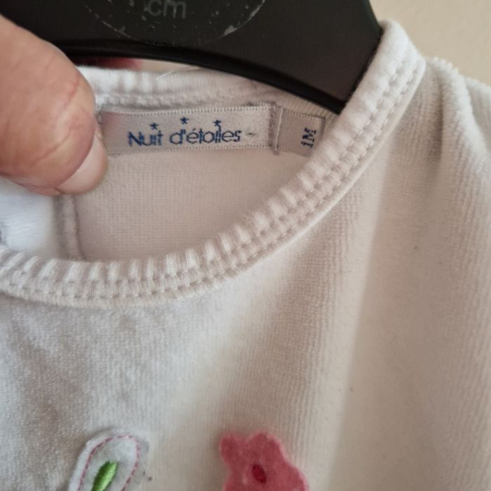 1 mois pyjama velours lapin - photo numéro 3