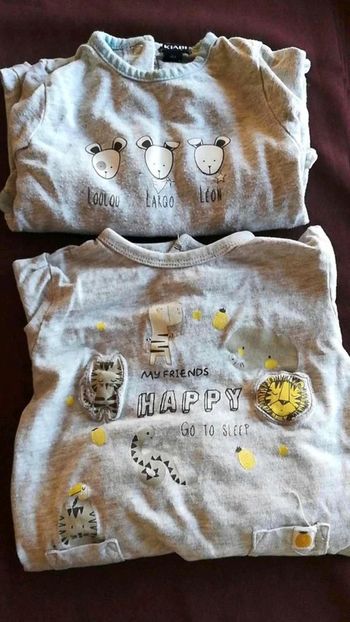 Lot de  2  pyjamas