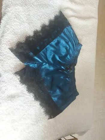 Short pyjamas bleu