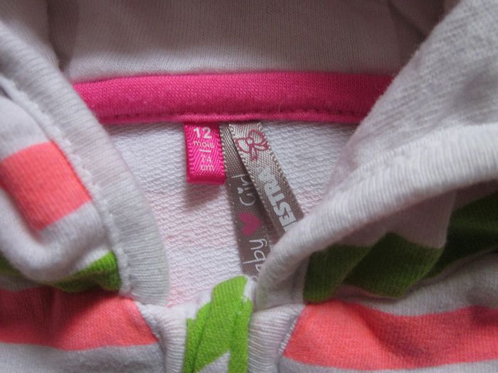 Sweat à capuche zippé 12 mois - photo numéro 3