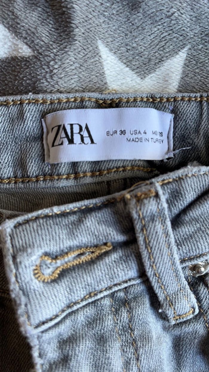 Jean zara coupe skinny taille s - photo numéro 3