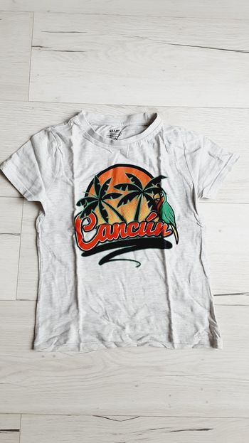 Vêtement garçon tee-shirt manches courtes gris Cancun Kiabi 6 ans