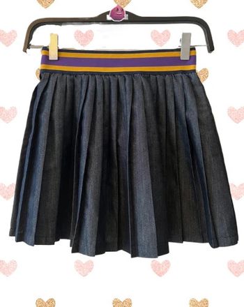 Jupe plissée façon jean taille 8 ans - Polo by Ralph Lauren