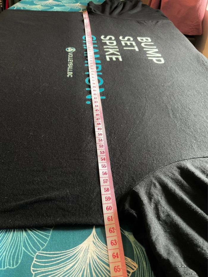 T-shirt noir pour homme Volleyball BC taille XL 356 - photo numéro 4