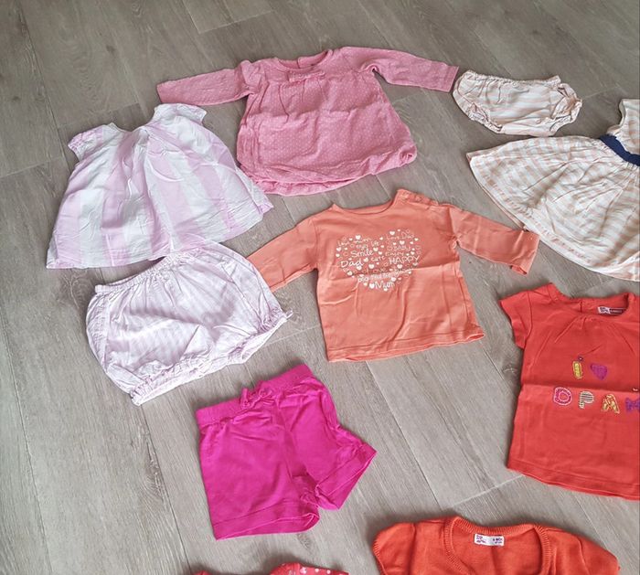 Lot été fille 6 mois marques diverses Dpam Sergent major Jaquadi Disney - photo numéro 4