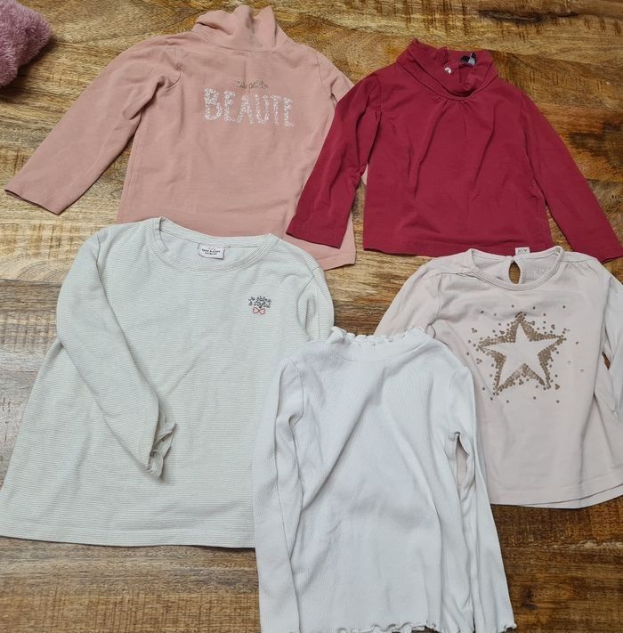 Lot vêtements fille 86cm 18 24 mois 24 pièces - photo numéro 4