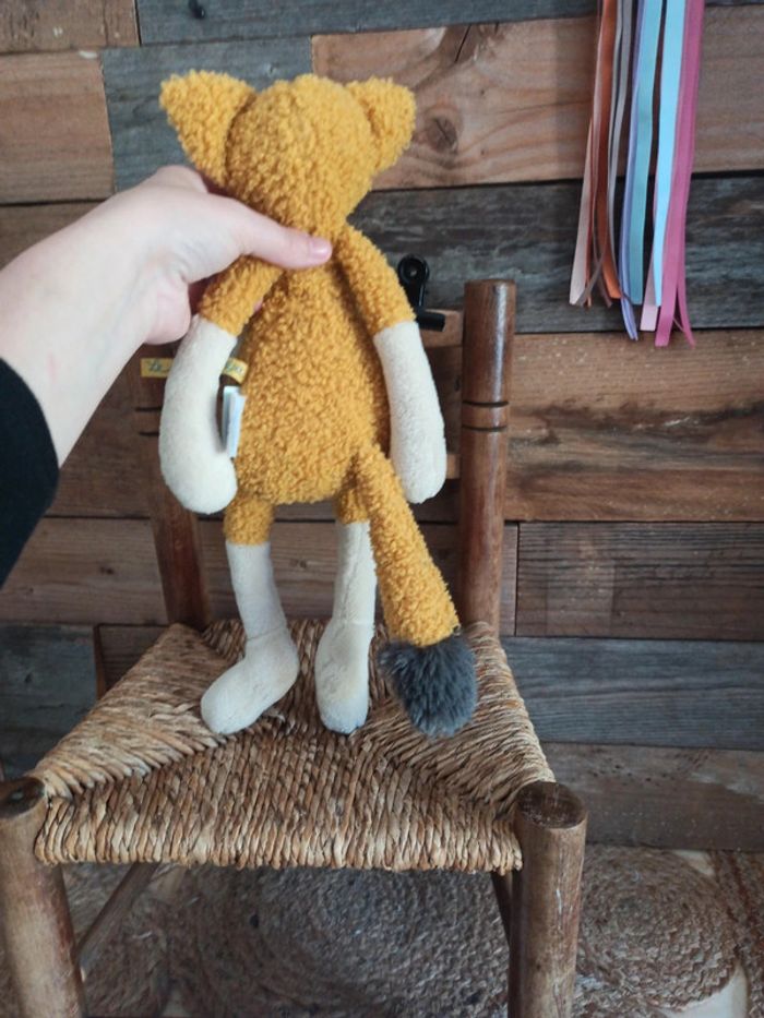 Peluche renard Chaussette moulin roty le voyage d' Olga tbe - photo numéro 6