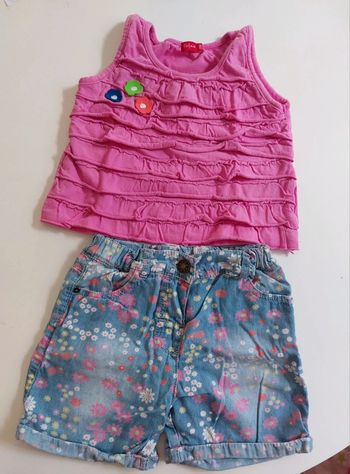 Ensemble été Tissaia 24 mois