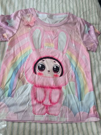 Petit tee shirt labubu 5/6 ans