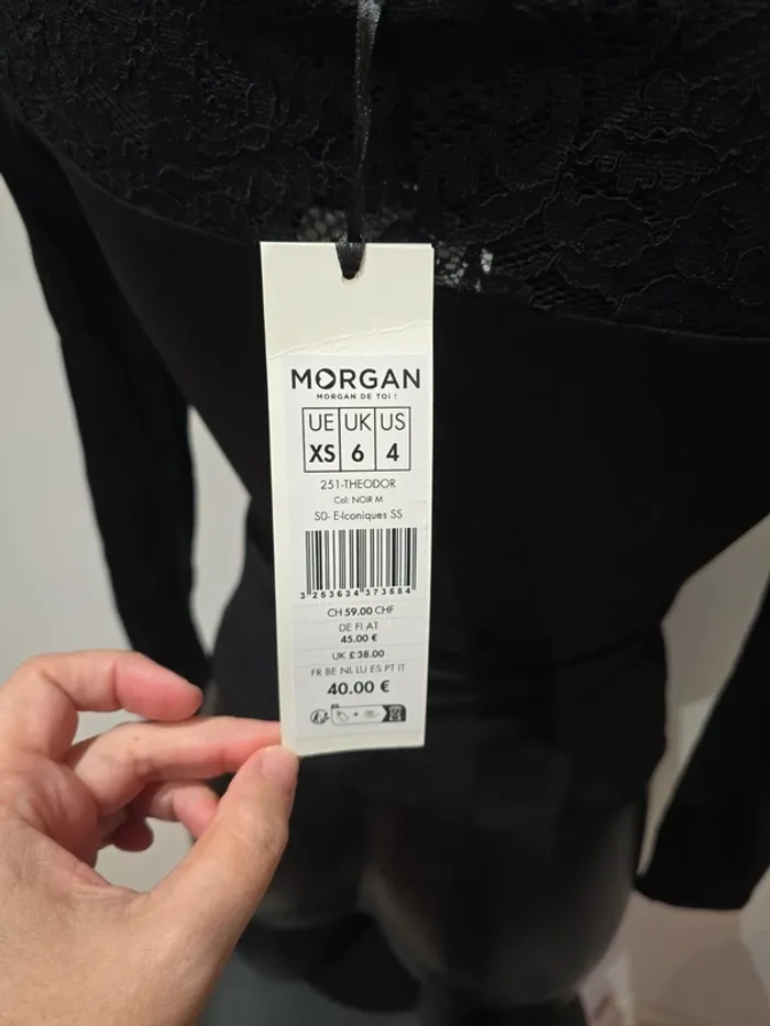 Top Morgan taille XS - photo numéro 5