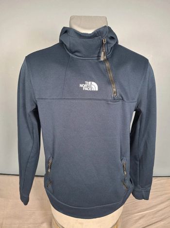 Sweat The North Face S homme capuche polaire zippé bleu foncé (543)