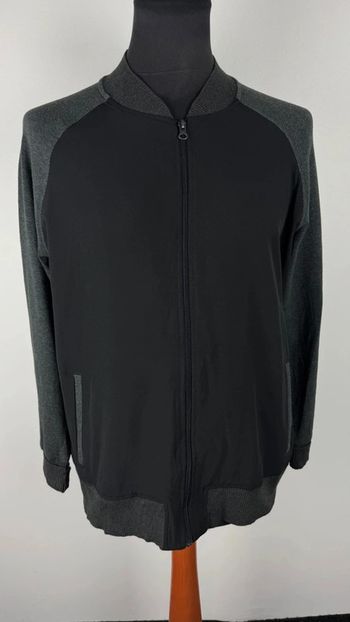 Veste noir et grise vintage Champion taille XXL