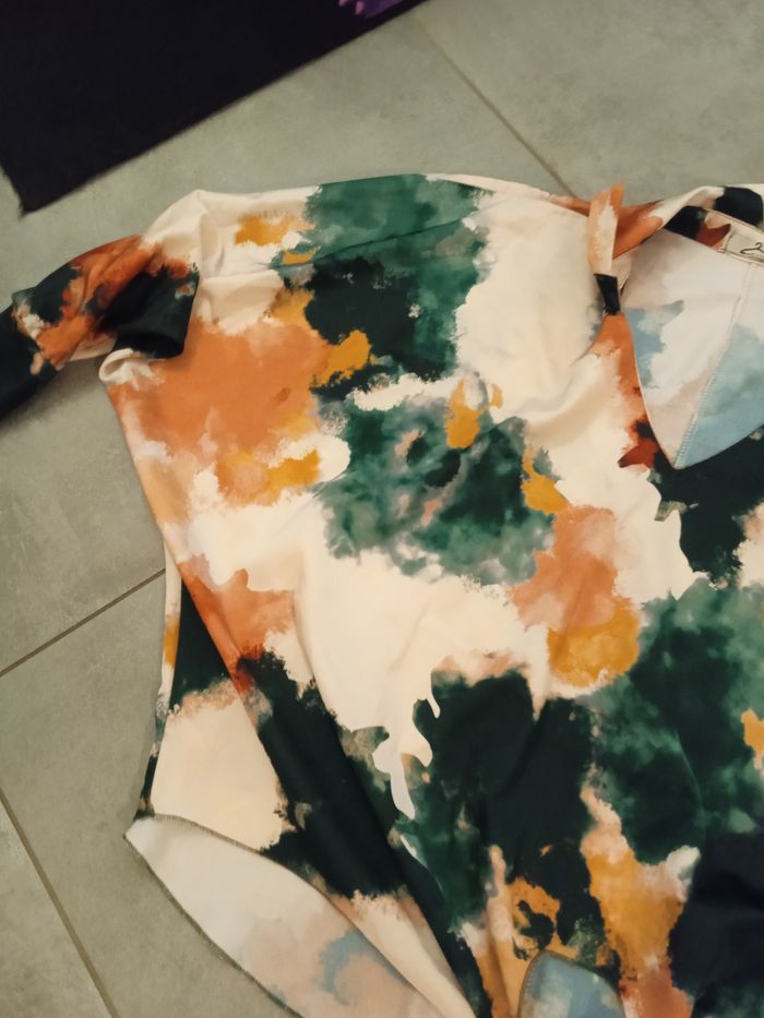 chemise  à motif et bas à noeud neuf new collection - photo numéro 4
