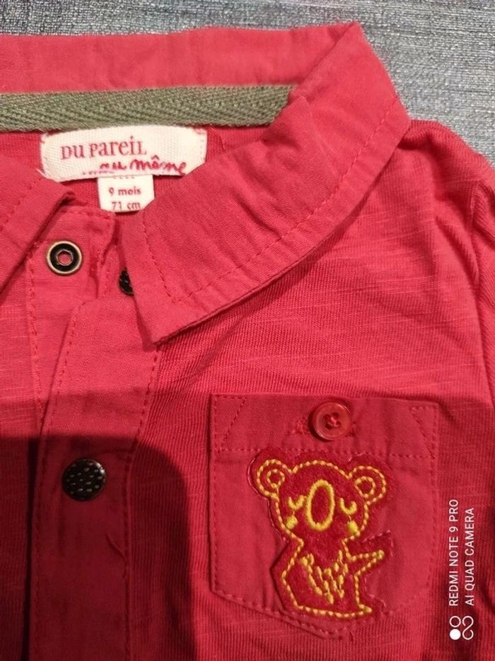 Polo Dpam 9 mois 71 cm - photo numéro 2