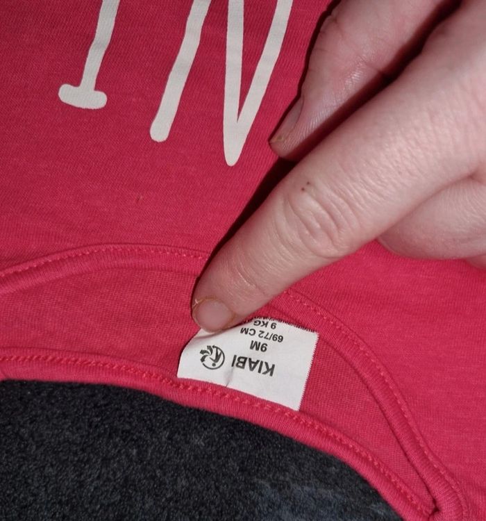 Tee-shirt manches longues fille taille 9mois - photo numéro 3