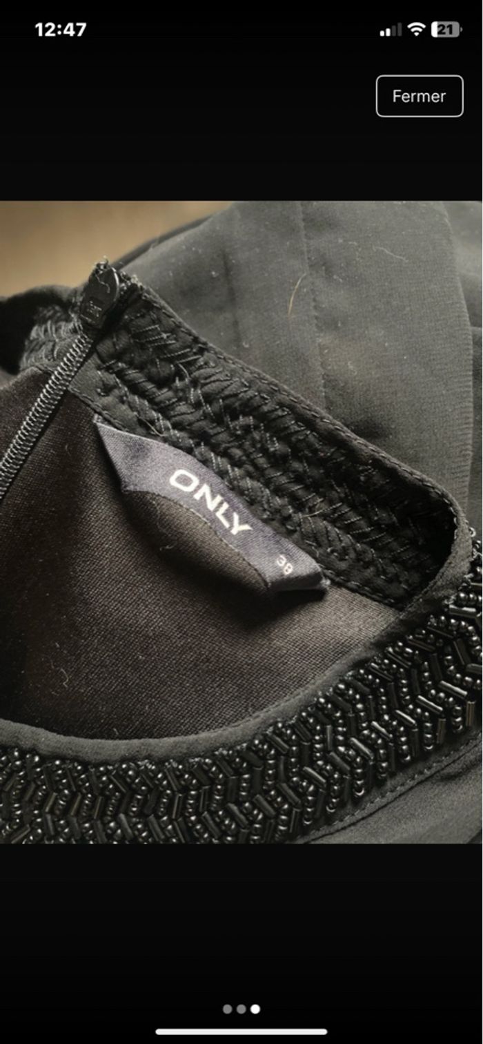 Robe noir only taille m - photo numéro 3