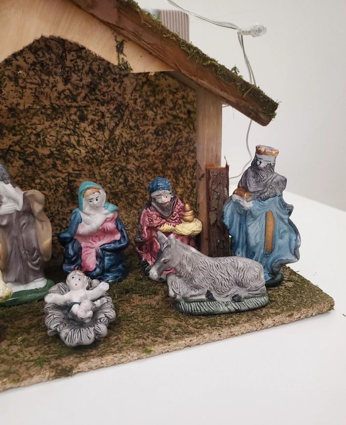 Fééric Lights & Christmas Crèche Lumineuse en boîte très bon état  32x13x20 cm env. JJA - photo numéro 5