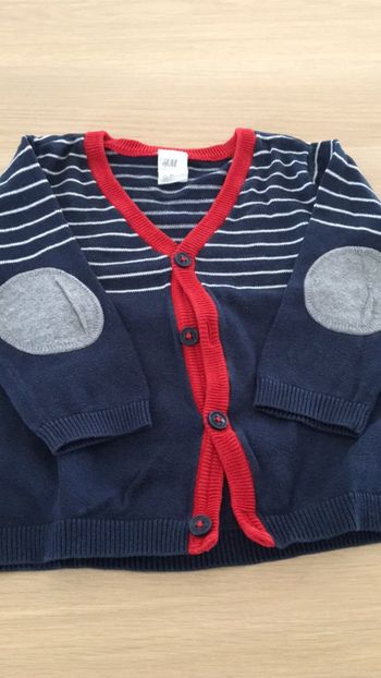 Gilet marinière h et m