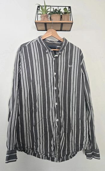 Chemise grise et blanche MZ72 taille XXL