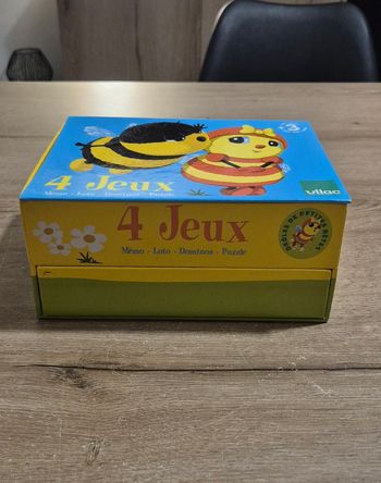 Coffret 4 jeux Drôles de petites bêtes