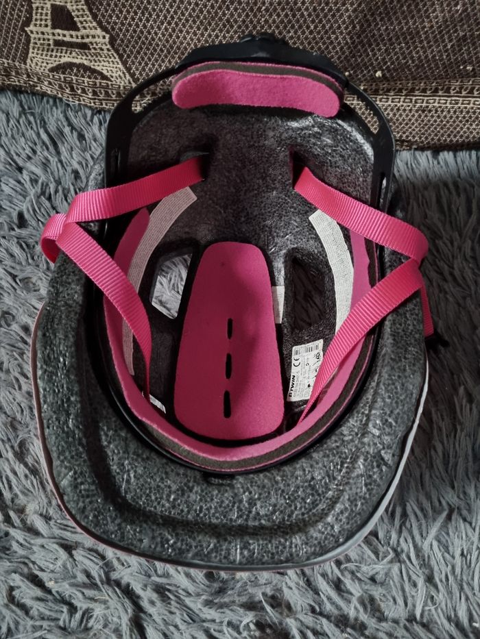 Casque de protection rose B'twin taille 53-56cm (vélo,skate,roller) - photo numéro 5