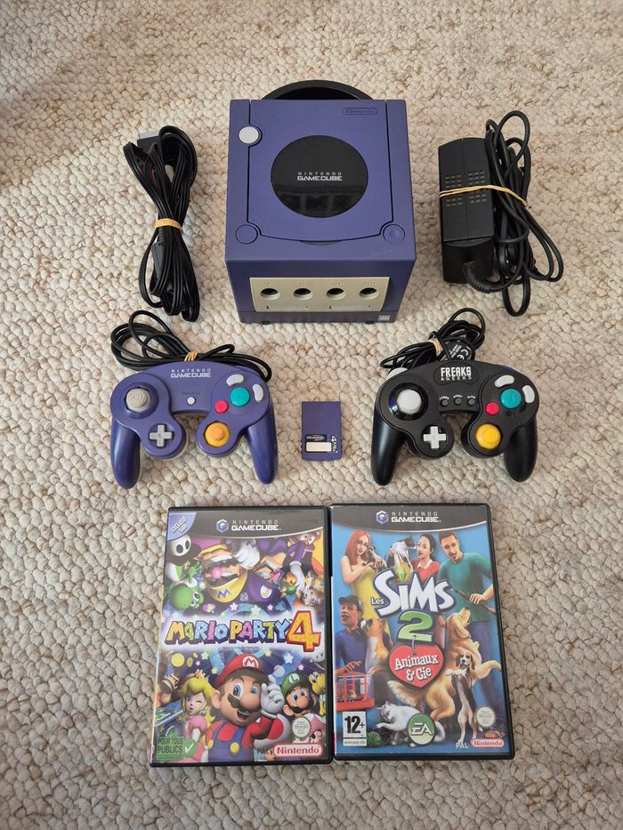 Console Nintendo gamecube et jeux