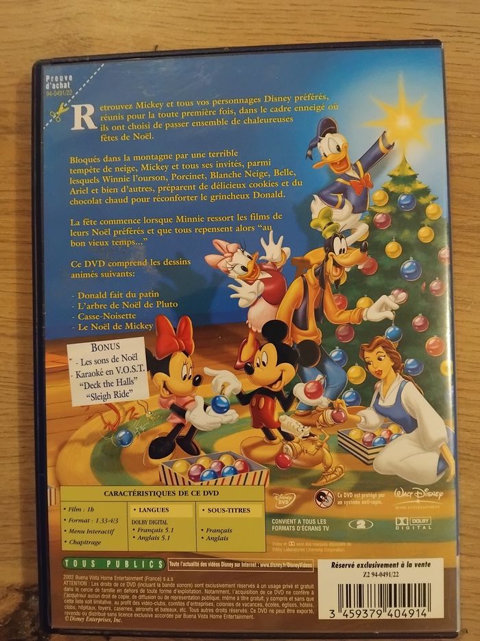 Dvd Lam magie de Noël  de  Mickey - photo numéro 2