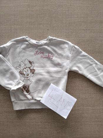 Pull Minnie 4 ans