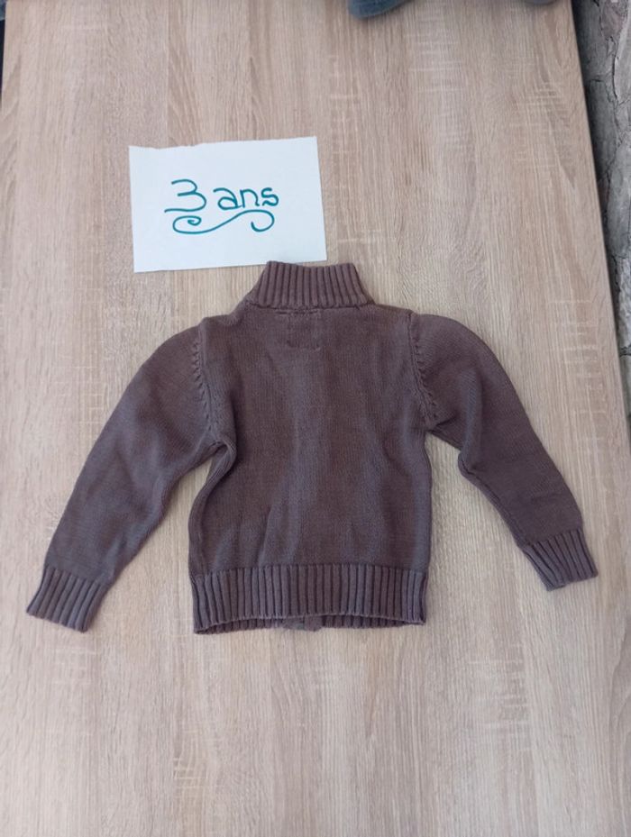 Veste en laine garçon  taille 3 ans - photo numéro 2