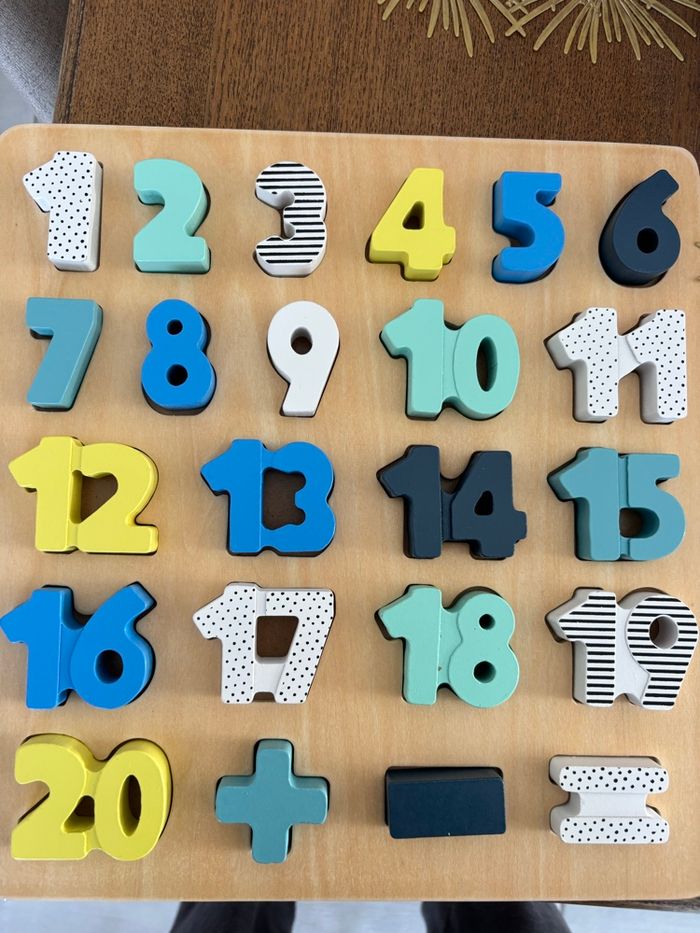 Puzzle chiffres verbaudet