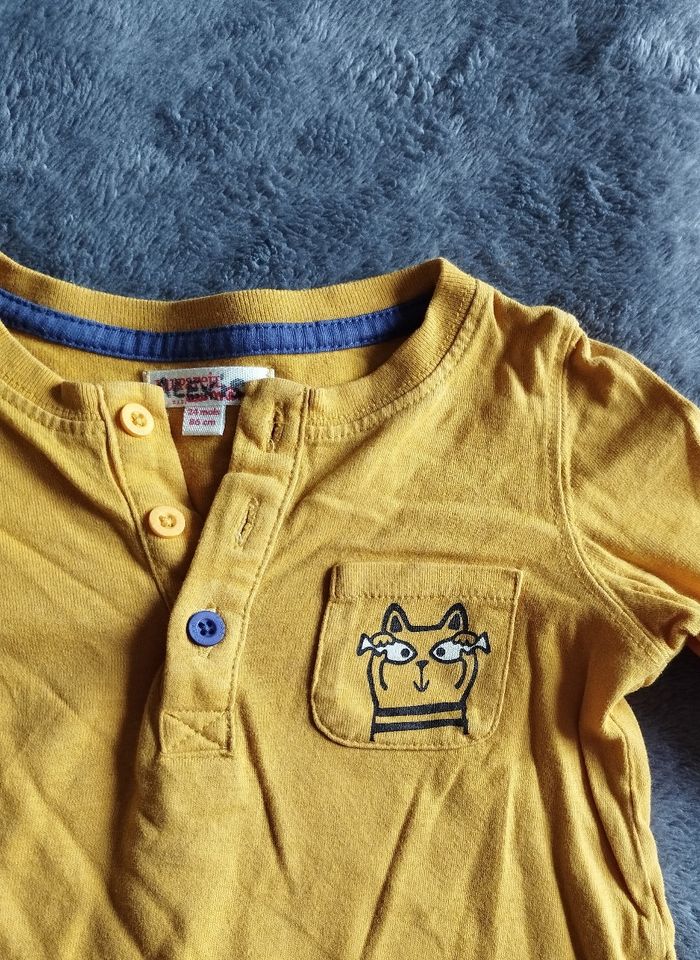 Lot t-shirt ML DPAM 24 mois - photo numéro 3