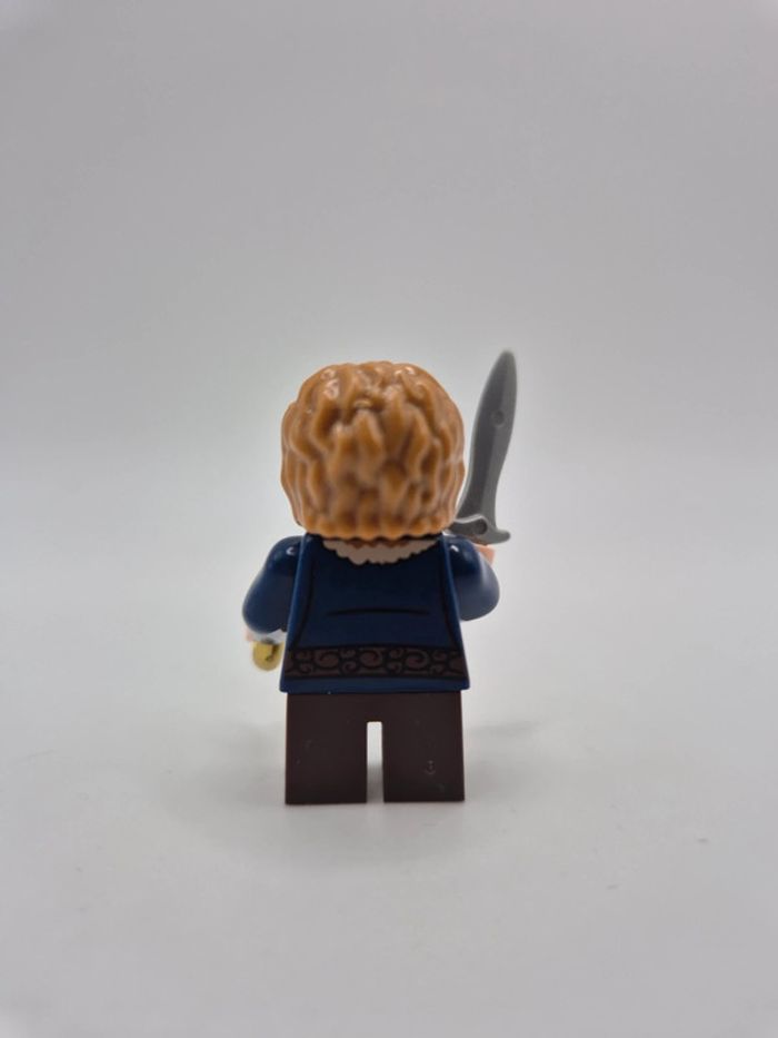 Figurine type lego Bilbon Sacquet avec l'anneau seigneur des anneaux / hobbit - photo numéro 3