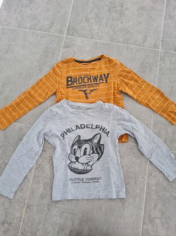 Lot 2 t-shirts manches longues