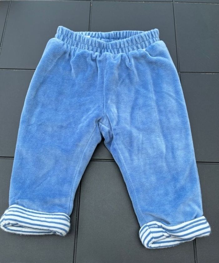 Pyjama bébé garçon 3 mois velour - photo numéro 3