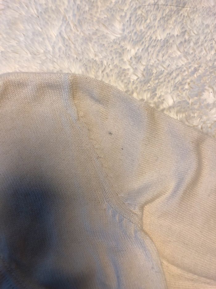 Gilet écru un bouton boléro - photo numéro 3