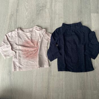 2 T-shirt a manches longues