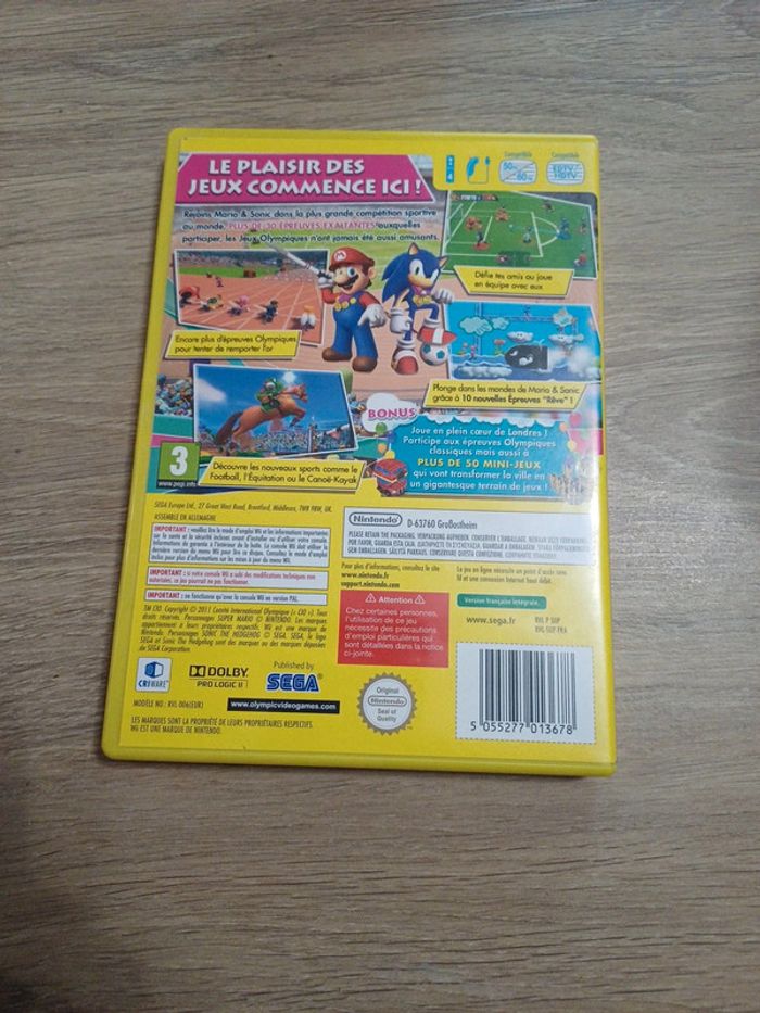 Mario & Sonicnaux Jeux Olympiques de Londres 2012 Nintendo Wii - photo numéro 3