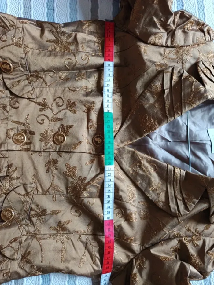Veste Élégance t.44 100% soie - photo numéro 11