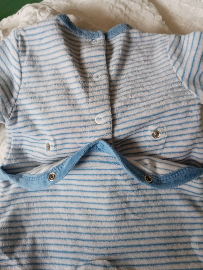 Pyjama bébé velours d'éponge - photo numéro 3