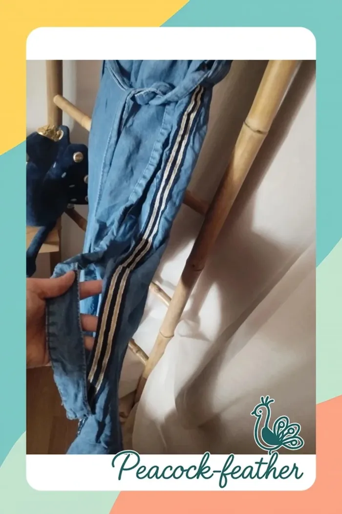 Combi pantalon jean camaïeu 42 - photo numéro 2