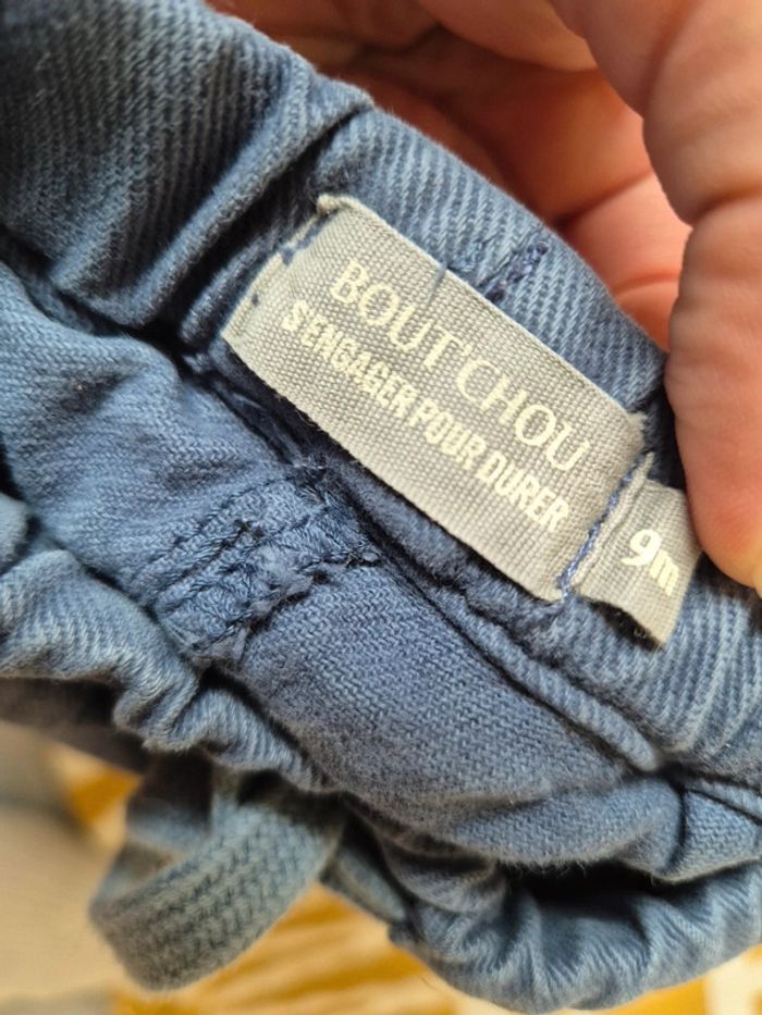 Pantalon jean bleu bébé Bout'chou - photo numéro 3