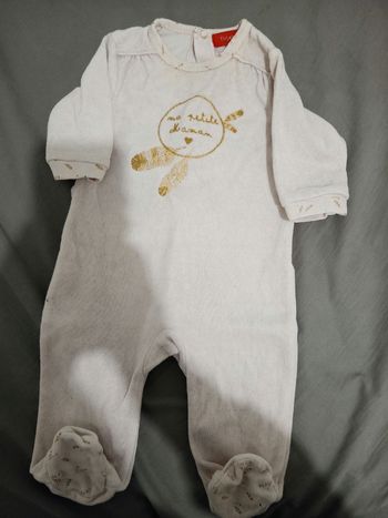 Pyjama "ma petite maman" _ 3 mois