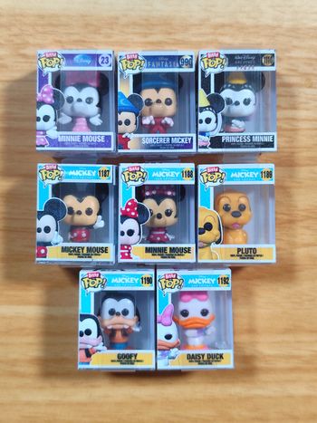 Lot de 8 Bitty Pop! Disney - Mickey & Friends (Classiques & Spéciaux)