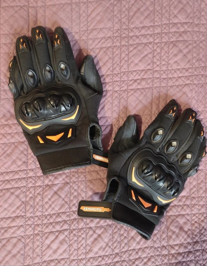 Gants moto femme - Kemimoto (Taille M)