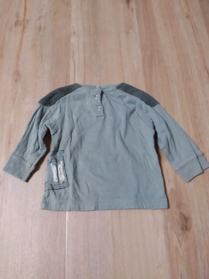 T-shirt manches longues DPAM 12 mois - photo numéro 4